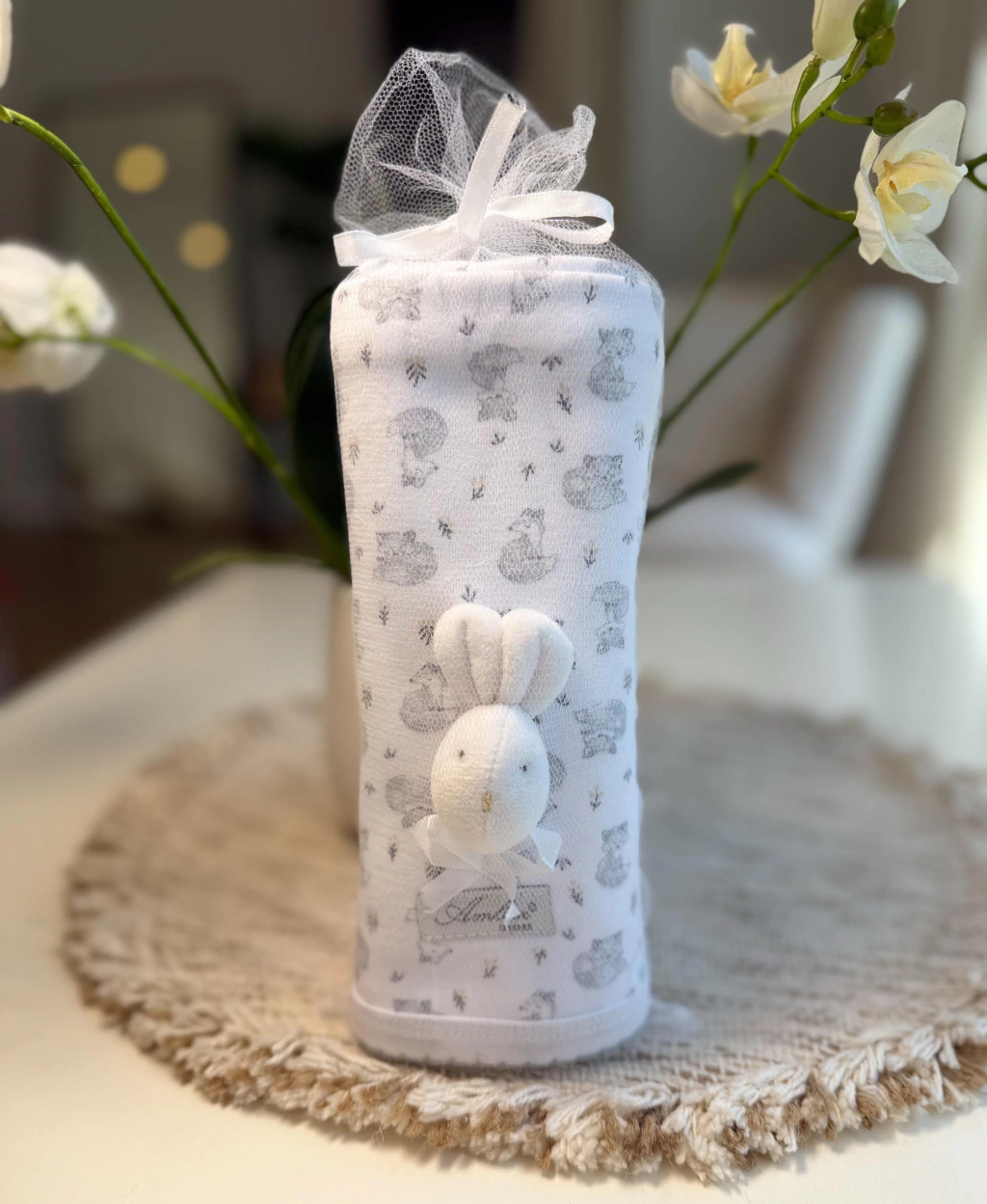 MANTA RECIBIDORA DOBLE ALGODON 70 X 80 CM. – Pañalera Belyan